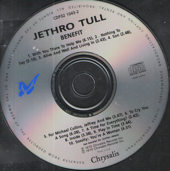 Jethro Tull : Benefit (CD, Album, RE, RP)
