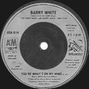 Barry White : Sho' You Right (7", Single, Sil)