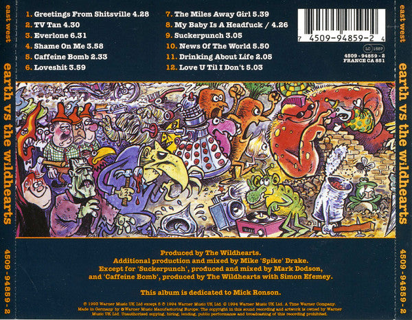 The Wildhearts : Earth Vs The Wildhearts (CD, Album, RE)
