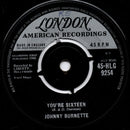 Johnny Burnette : You're Sixteen (7", Single)