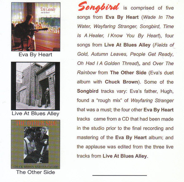 Eva Cassidy : Songbird (CD, Comp, RE, Ind)