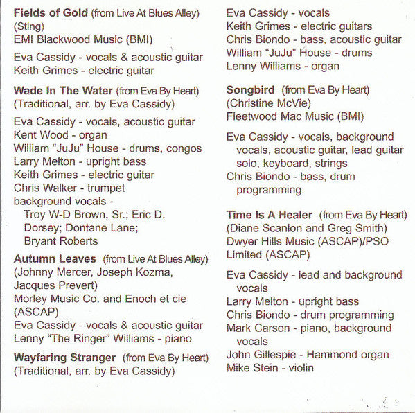 Eva Cassidy : Songbird (CD, Comp)