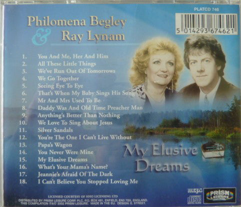 Ray Lynam & Philomena Begley : My Elusive Dreams (CD, Comp)