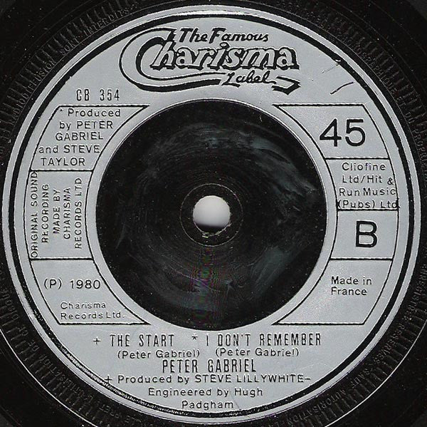 Peter Gabriel : Games Without Frontiers (7", Single, Fre)