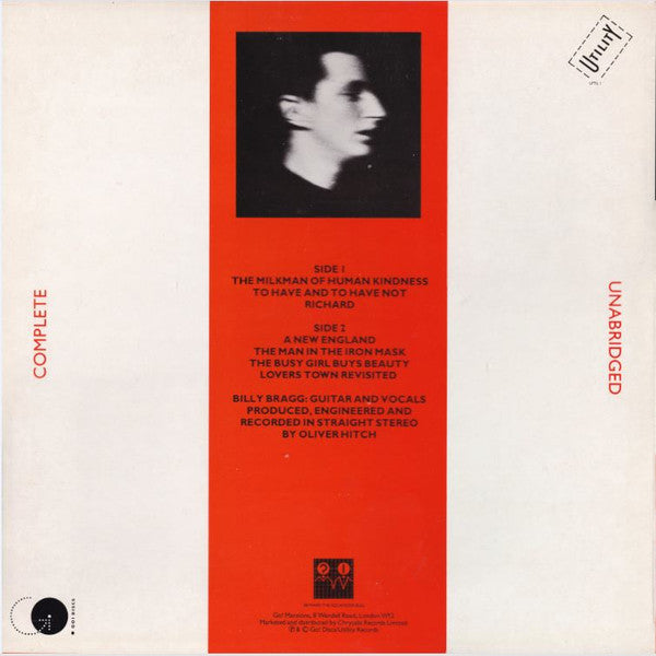 Billy Bragg : Life's A Riot With Spy Vs Spy (12", Album)