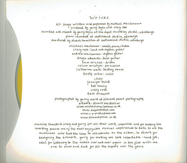 Michael MacLennan : Wolves (CD, Album)