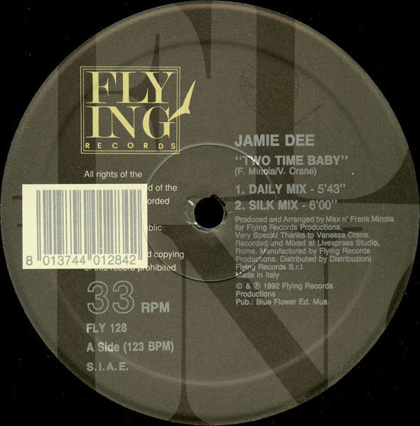 Jamie Dee : Two Time Baby (12")