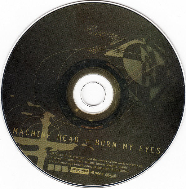 Machine Head (3) : Burn My Eyes (CD, Album, RP)
