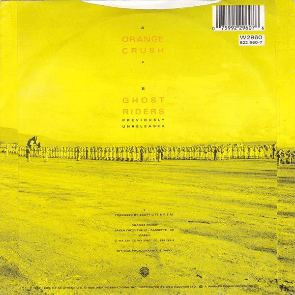 R.E.M. : Orange Crush (7", Single, Pap)
