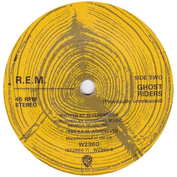R.E.M. : Orange Crush (7", Single, Pap)