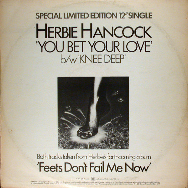 Herbie Hancock : You Bet Your Love (12", Single, Ltd, Gre)