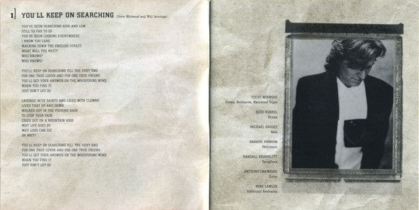 Steve Winwood : Refugees Of The Heart (CD, Album)