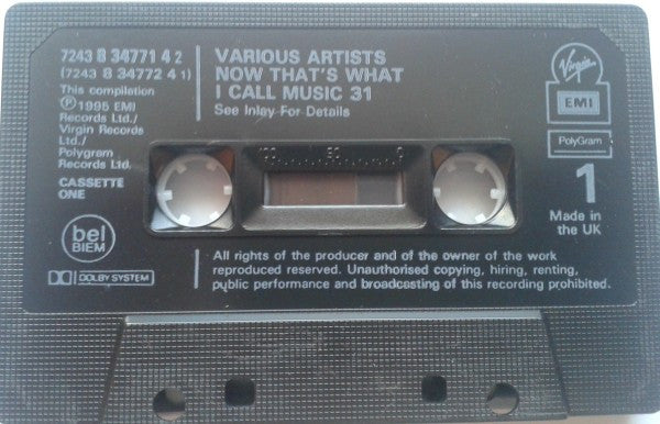 Various : Now That's What I Call Music! 31 (2xCass, Comp, Bla)