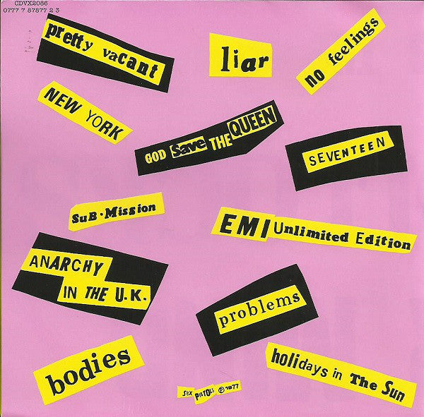 Sex Pistols : Never Mind The Bollocks Here's The Sex Pistols (CD, Album, RE, RM)