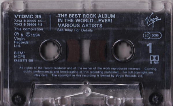 Various : The Best Rock Album In The World... Ever (2xCass, Comp)