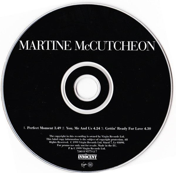 Martine McCutcheon : Perfect Moment (CD, Single)