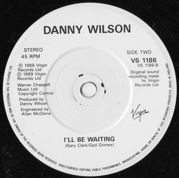 Danny Wilson (2) : The Second Summer Of Love (7", Single, Whi)