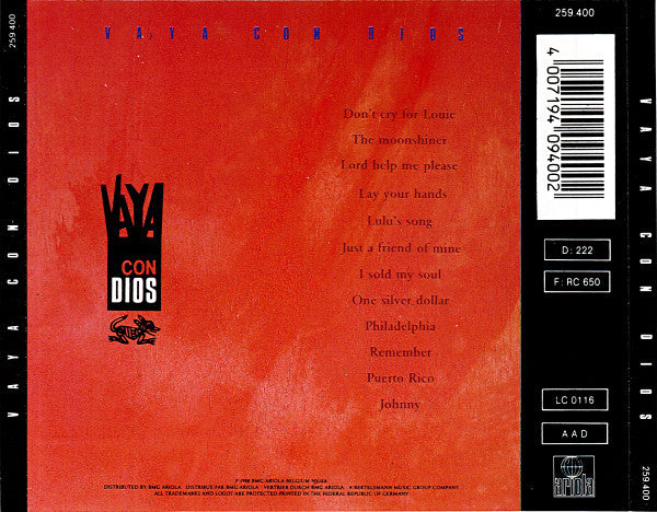 Vaya Con Dios : Vaya Con Dios (CD, Album)