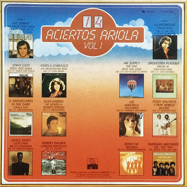 Various : 14 Aciertos Ariola Vol. 1 (LP, Comp)