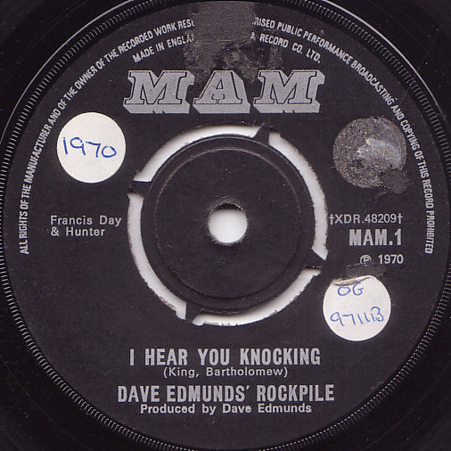 Rockpile : I Hear You Knocking (7", Single)