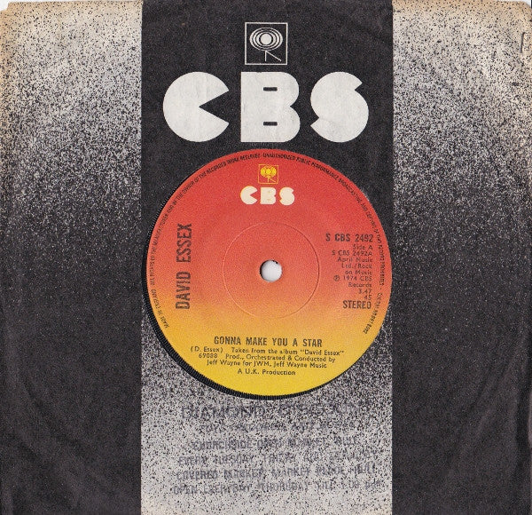 David Essex : Gonna Make You A Star (7", Single, Sol)