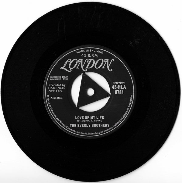 Everly Brothers : Problems (7", Single, Tri)