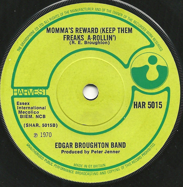 The Edgar Broughton Band : Out Demons Out (7", Sol)