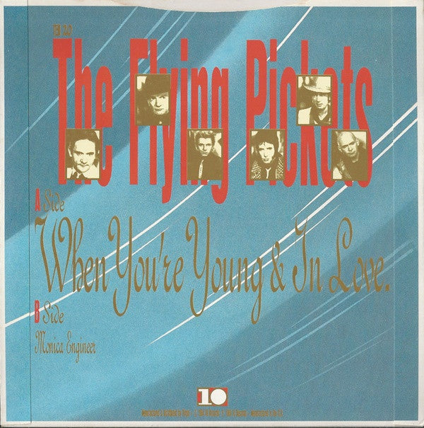 The Flying Pickets : When You're Young And In Love (7", Dam)