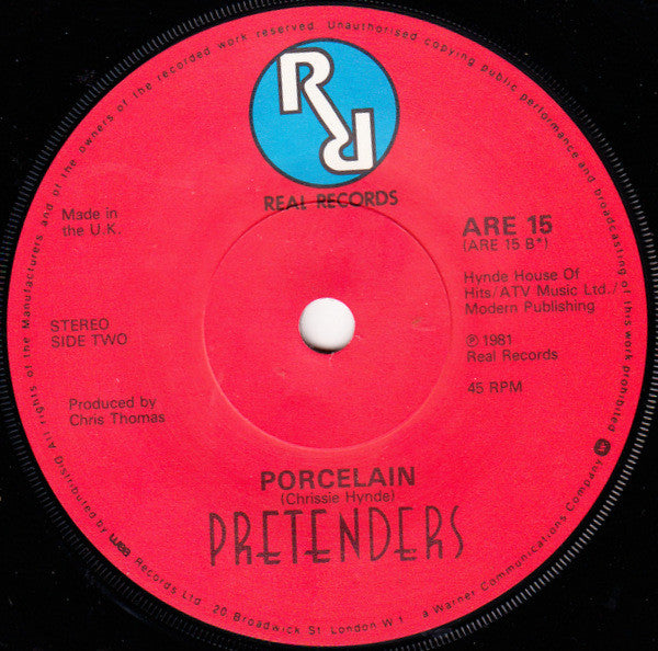 The Pretenders : Message Of Love (7", Single, Dam)