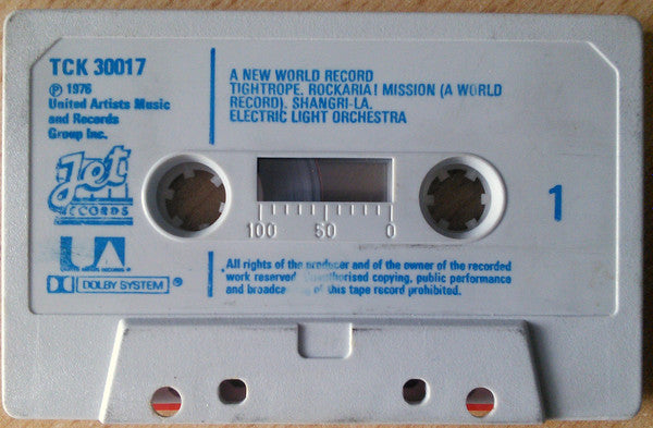 Electric Light Orchestra : A New World Record (Cass, Album)