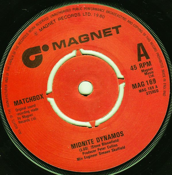 Matchbox (3) : Midnite Dynamos (7", Pus)