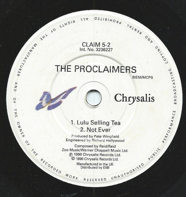 The Proclaimers : King Of The Road EP (7", EP, Pap)