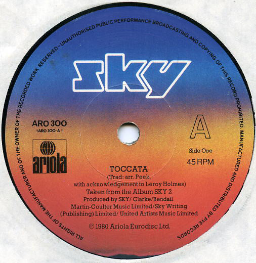 Sky (4) : Toccata / Vivaldi (7")