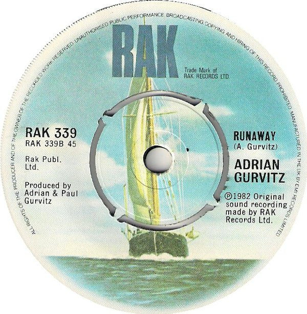 Adrian Gurvitz : Classic (7", Single, Kno)