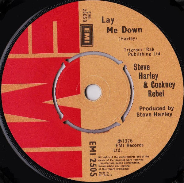 Steve Harley & Cockney Rebel : Here Comes The Sun  (7", Single)