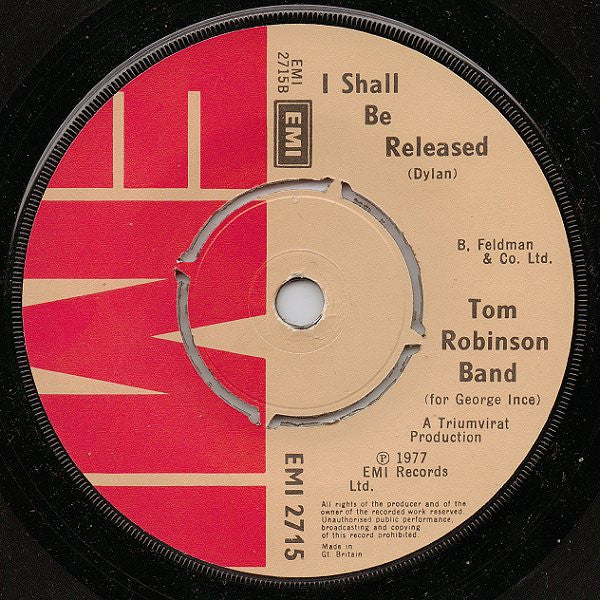 Tom Robinson Band : 2-4-6-8 Motorway (7", Single)