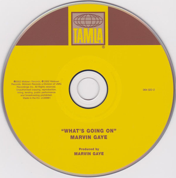 Marvin Gaye : What's Going On (CD, Album, RE, RM, RP, EDC)