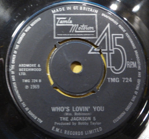 The Jackson 5 : I Want You Back (7", Single, Kno)