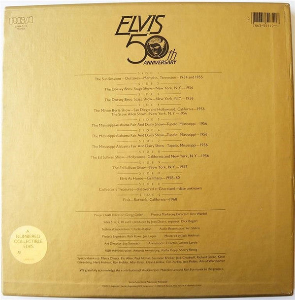 Elvis Presley : A Golden Celebration (6xLP, Comp, Mono, Num + Box)