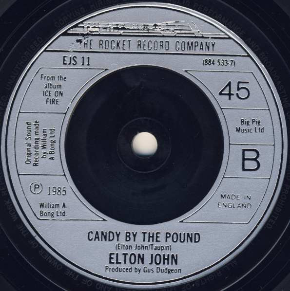 Elton John : Cry To Heaven (7", Single)