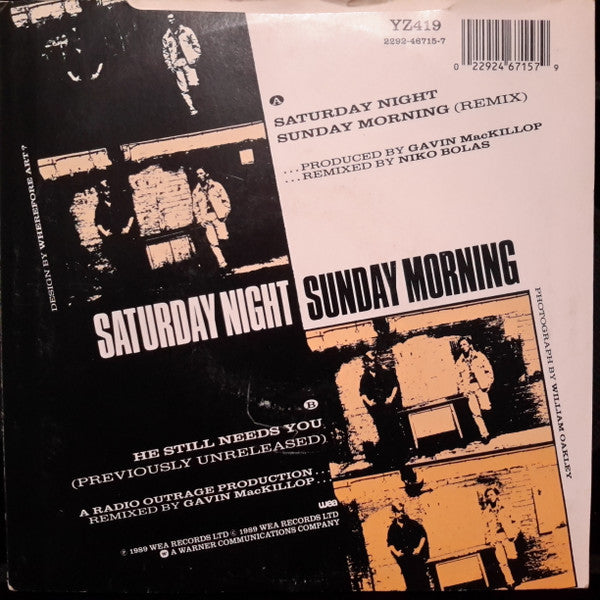 The River Detectives : Saturday Night, Sunday Morning (7", Single)