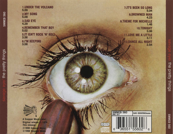 The Pretty Things : Savage Eye (CD, Album, RE, RM)