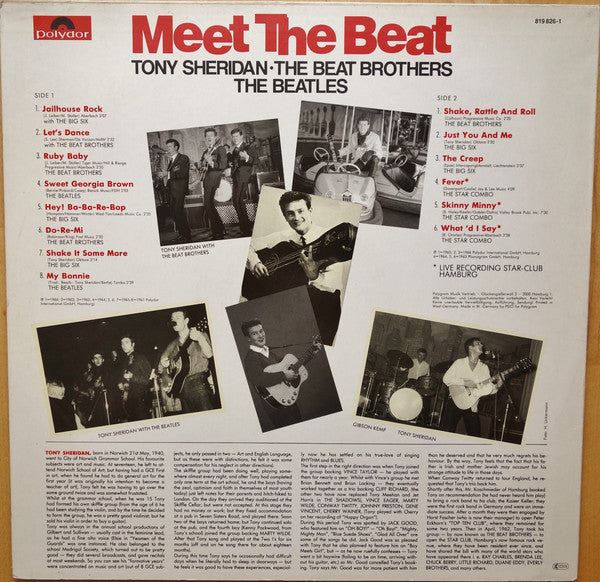 Tony Sheridan And The Beat Brothers, The Beatles : Meet The Beat (LP, Comp)