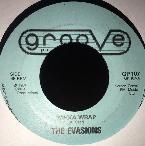 The Evasions : Wikka Wrap (7", Lar)