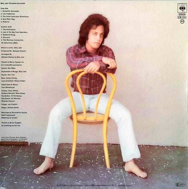 Billy Joel : Streetlife Serenade (LP, Album, RE)