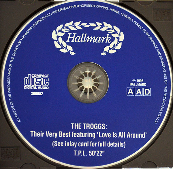 The Troggs : Their Very Best Featuring 'Love Is All Around' (CD, Comp, RE)