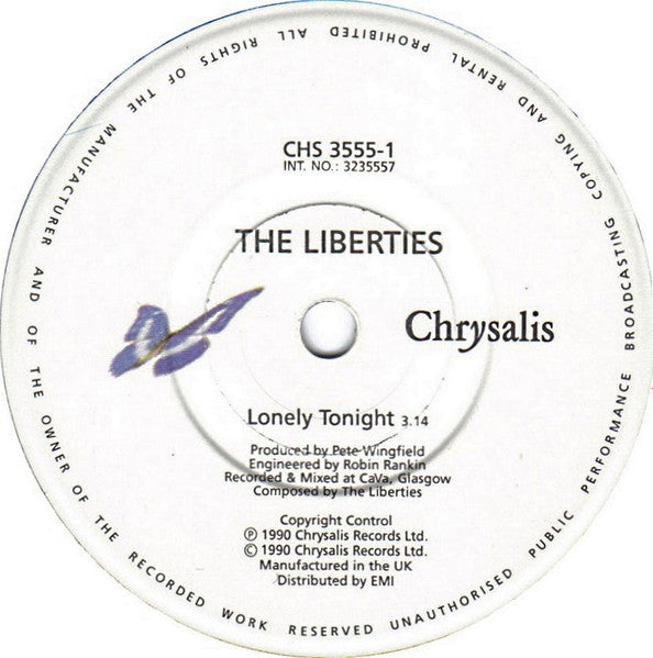 The Liberties : Lonely Tonight (7")