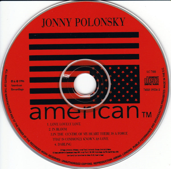 Jonny Polonsky : Love Lovely Love (CD, Single, Dig)