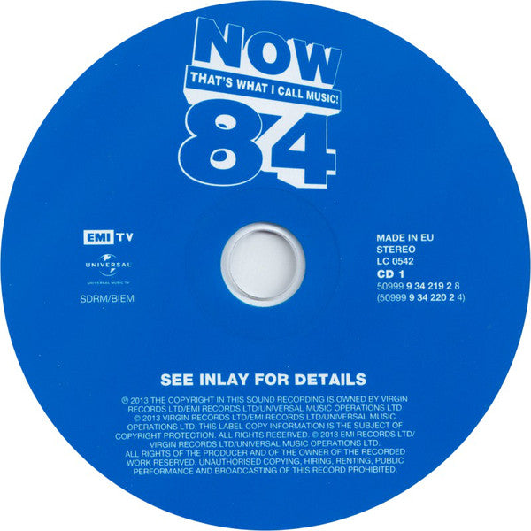 Various : Now That's What I Call Music! 84 (2xCD, Comp)