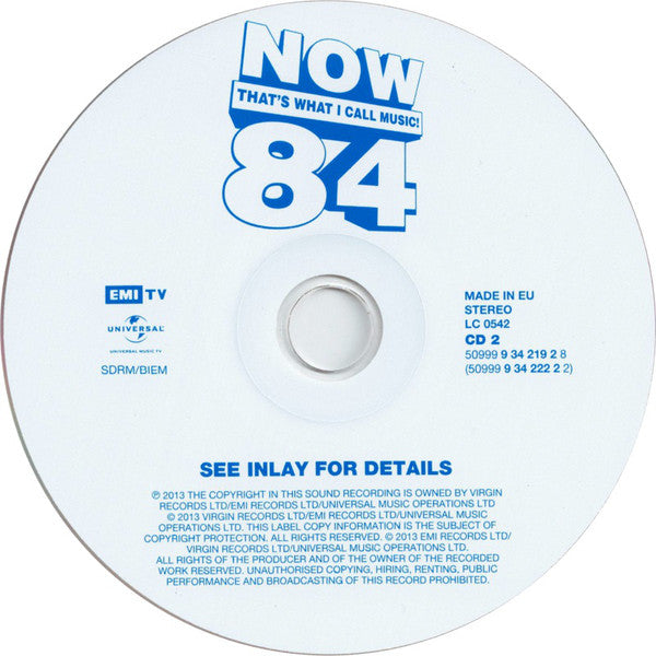 Various : Now That's What I Call Music! 84 (2xCD, Comp)